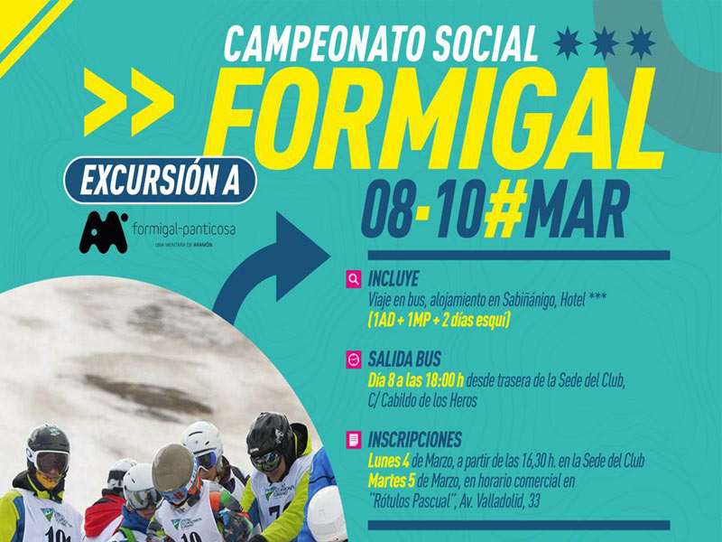 Lee más sobre el artículo Excursión y Campeonato Social Formigal 2024