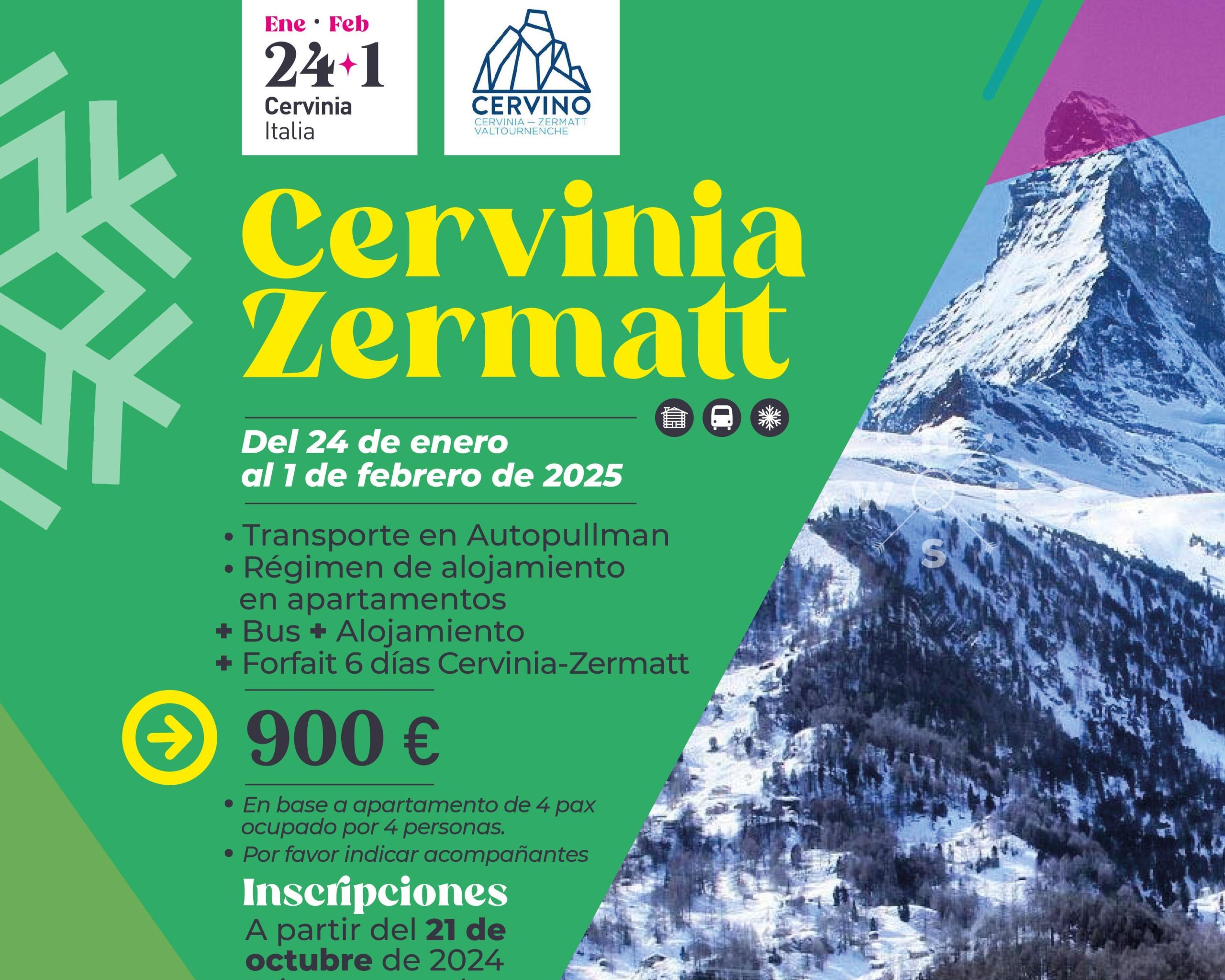 Lee más sobre el artículo Inscripciones Cervinia Zermatt